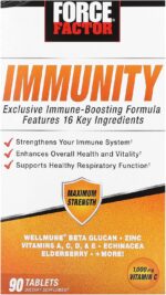Force Factor Immunity, Immune Support Booster with Elderberry and 1000mg of Vitamin C, Plus Vitamin D, Zinc, Probiotics, Quercetin, Antioxidants, and Echinacea for Immune Health Defense, 90 Tablets - Image 2