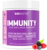 GOBIOTIX Vitamin C - Immune Defense Support Supplement - Immunity Powder Wellness Booster - Vegan Superfood - Elderberry, Turmeric, B12 Vitamin Supplement, Non-GMO and Sugar Free (Berry) - Image 2