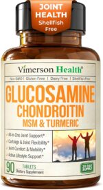 Glucosamine Chondroitin MSM – Joint Support Supplement for Women and Men with Glucosamine Sulfate 1500 mg, Chondroitin and MSM – for Cartilage, Joint Health and Flexibility – 90 Tablets - Image 2