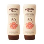 Hawaiian Tropic Sheer Touch Ultra Radiance Lotion Sunscreen SPF 50, 8 Fl Oz Twin Pack, Hawaiian Tropic Sunscreen SPF 50, Sunblock, Oxybenzone Free Sunscreen, Body Sunscreen Pack, 8 Fl Oz each - Image 2