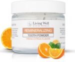 Living Well with Dr. Michelle Fresh Citrus Remineralizing Tooth Powder | Fluoride-Free Kids & Adults Formula | Hydroxyapatite for Enamel Support | Natural Ingredients for Stronger Smiles - Image 2
