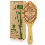 MRD Hair brush, Natural Bamboo Paddle Detangling Hairbrush, Massage Scalp Thick/Thin/Curly/Dry Hair For Women & Men - Image 2