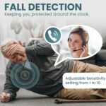 Medical Alert System for Seniors with Fall Detection -GPS 4G LTE Cellular SOS Alert System, 24/7 Monitoring - Freedom & Safety Anywhere - Call to Activate - Elderly Life Alert Necklace (Mini X2) - Image 2