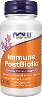 NOW Foods Supplements, EpiCor® Plus Immunity with Vitamin C, Healthy Immune Support*, 60 Veg Capsules - Image 2