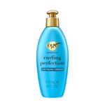 OGX Argan Oil of Morocco Curl-Defining Styling Cream, Anti-Frizz Curl Cream for Curly Hair & All Textures, Cold-Pressed Argan Oil, Paraben-Free, Sulfate-Free Surfactants, Curly Hair Products, 6 oz - Image 2