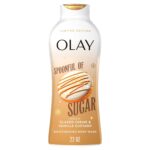 Olay Body Wash for Women, Hydrating & Moisturizing, Holiday Edition, With Plant Based Cleansers, B3 Complex, For All Skin Types, Spoonful of Sugar with Glazed Crème & Vanilla Custard Scent, 22 fl oz - Image 2