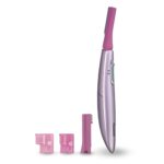 Panasonic Women’s Facial Hair Remover and Eyebrow Trimmer with Pivoting Head, Includes 2 Gentle Blades for Brow and Face and 2 Eyebrow Trim Attachments, Battery-Operated – ES2113PC - Image 2
