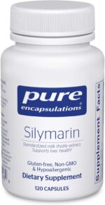 Pure Encapsulations Silymarin - 250 mg Milk Thistle Per Capsule - Liver Health Support - Antioxidants Supplement - Non-GMO & Vegan - 120 Capsules - Image 2