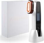 Radio Frequency Skin Tightening Machine, 6-in-1 Rechargeable Anti-Aging Skin Care Microcurrent Facial Device, Red Light, Wrinkle Remove, Rejuvenation, Skin-Firming, Coal Black and Pearl White - Image 2