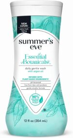 Summer's Eve Essential Botanicals All-Over Daily Feminine Wash with Argan Oil, Gentle pH-Balanced Body Wash for Women, Removes Vaginal Odor and Refreshes, 12 Fl Oz - Image 2