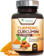 Turmeric Curcumin Supplement 95% Curcuminoids 1950mg with Organic Turmeric & BioPerine Black Pepper Extract for Best Absorption, Natural Vegan Joint Support, Non-GMO, Bottled in USA - 240 Capsules - Image 2