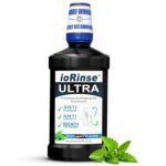 ioRinse Ultra: The Most Dentist-Recommended Periodontal Rinse & Gum Mouthwash of its Kind. Fights Gingivitis, Bleeding Gums, Dental Plaque & Bad Breath. With Molecular Iodine & Xylitol. No Alcohol. 1L - Image 2