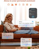 Smart Watch, Alexa Built-in, Answer/Make Calls 44mm Smartwatch Women Men, 1.83" Sports Watch IP68 Waterproof, Heart Rate SpO2 Sleep Stress Monitor, Step Counter Watch for Android & iOS Phone - Image 3