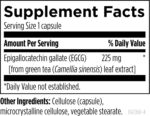 Designs for Health EGCg - Decaffeinated Green Tea Extract (225mg) + Polyphenols Antioxidant Supplement - Non-GMO Vegan Green Tea Pills (60 Capsules) - Image 4