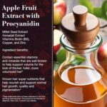 NEW NORDIC Hair Volume Tablets, 3000 mcg Biotin & Biopectin Apple Extract, Hair Vitamins to Support Natural Hair Growth, 90 Count (Pack of 1) - Image 4