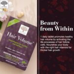 NEW NORDIC Hair Volume Tablets, 3000 mcg Biotin & Biopectin Apple Extract, Hair Vitamins to Support Natural Hair Growth, 90 Count (Pack of 1) - Image 5