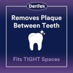 DenTek Slim Brush Advanced Clean, Interdental Brushes for Cleaning Between Tight Teeth, Safe for Braces & Dental Work, 32 Count - Image 4