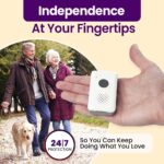 Medical Guardian MGMobile | Medical Alert Device for Seniors | Emergency Call Button, 24/7 Monitoring, Step Counter, GPS Tracking, Water-Resistant | Monthly Subscription Required | White - Image 3