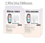 Dental Tools Plaque Remover Teeth Cleaning Tool﻿s Kit 6 Pcs Dental Care Kit Stainless Steel Dental Pick Tartar Remover Tool for Home/Travel/Pet Care-Storage Case Included - Image 9