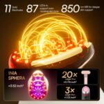 INIA SPHERA Upgraded 8-in-1 Microcurrent Facial Device for Face & Neck – Red Light, Thermal & Cooling Beauty Tool, 5 Custom Modes, at-Home Skin Stimulation & Glow Care Skincare Tool - Image 3