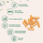 Pure Turmeric Curcumin Supplement 1,000mg - 95% Curcuminoids - Antioxidant Supplement to Support Joints, Tissue, Liver, Colon & Cellular Health* - Black Pepper for Better Absorption - Filler Free - Image 5
