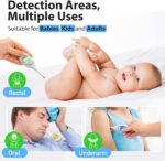 Boncare 9 Seconds Basal Body Thermometer for Ovulation, Oral Thermometer for Adults and Kids - Accurate Rectal Thermometer, with Fever Alarm and Large Display (Rice-White) - Image 5
