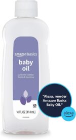 Amazon Basics Baby Oil, Soothing Lavender Scented, Prevents Moisture Loss, 14 Fluid Ounce, 1-Pack (Previously Solimo) - Image 4