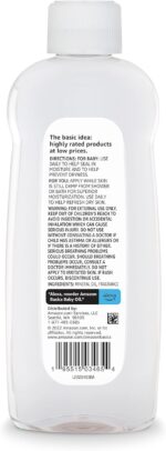 Amazon Basics Baby Oil, Soothing Lavender Scented, Prevents Moisture Loss, 14 Fluid Ounce, 1-Pack (Previously Solimo) - Image 5