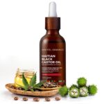 Kreyol Essence - 2 Oz Original Haitian Black Castor Oil, Glass Bottle - Thicker Brows & Longer Eyelashes, Paraben Free, Natural Ingredients - Image 3