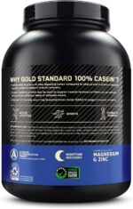 Optimum Nutrition Gold Standard 100% Micellar Casein Protein Powder, Slow Digesting, Helps Keep You Full, Overnight Muscle Recovery, Chocolate Supreme, 4 Pound (Packaging May Vary) - Image 5