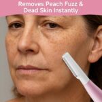 Sonic Dermaplane Razor for Women Face,Women’S Facial Exfoliation & Peach Fuzz Hair Removal System,Anti-Aging–3 Speeds–8 Dermaplaning Blades–Rechargeable,Sonic Dermaplaning Tool - Image 3