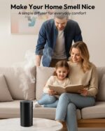 Waterless Essential Oil Diffuser, Car Diffsuer, Battery Powered Nebulizer with 3 Mist & Timer Modes, 20 mL Oil Capacity, Mini Scent Air Machine for Home, Office, Bedroom & Car, Black - Image 3