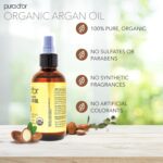 PURA D'OR 4 Oz Organic Moroccan Argan Oil – 100% Pure Cold-Pressed Virgin Grade – Lightweight Moisturizer for Skin, Face, Body & Hair – Helps Dry Skin, Scalp Care, Split Ends, Nails & Cuticles - Image 3