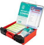 Be Smart Get Prepared OSHA/ANSI First Aid Kit - 10 Person, 100 Pieces - Designed for Home, Business, School, Industrial, and Restaurants - Compact & Portable - Image 3