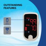 Zewa Advanced Fingertip Pulse Oximeter – SpO₂ & Heart Rate Monitor with OLED Display, Plethysmograph & Perfusion Index – Portable Blood Oxygen Saturation Meter for Home, Sports & Travel - Image 4