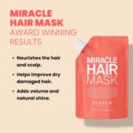 ELEVEN AUSTRALIA Miracle Hair Mask for Dry Damaged Hair - Deep Conditioning Treatment for Men & Women, Restores Moisture & Helps Damage, Hydrating & Moisturizing, Nourishing Formula - 6.8 fl oz - Image 3