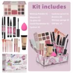 Makeup Kit for Women Teen Girls Full Kit Makeup Sets for Teens Eyeshadow Makeup Gift Set fo Women Teenagers Christmas Makeup Kits for Teens - Image 3