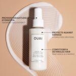 OUAI Leave In Conditioner & Heat Protectant for Hair - Prep Hair for Styling or Use as Detangling Spray to Fight Frizz & Flyaways - No Parabens, Sulfates or Phthalates (4.7 oz) - Image 5