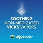 Vicks VapoInhaler, Portable Nasal Inhaler, Non-Medicated, Soothing Vapors, Menthol Scent, 1 Count - Image 3