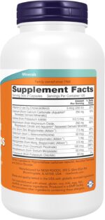 NOW Supplements, Full Spectrum Mineral Caps, Multi Mineral Formula, 240 Veg Capsules - Image 3