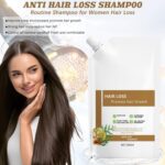 300ML Anti-Hair Fall Hair Loss Shampoo, Anti-Hair Fall Promote Hair Growth Shampoo, Rich in Various Plant Extracts, for all Hair Types (1Pcs) - Image 5