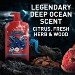 Old Spice Cleansing Body Wash for Men, 3X Defense, 24/7 Shower Fresh with Lasting Scent, 2-in-1 Body & Face Wash, Krakengard with Deep Ocean Scent, 33.4 (Pack of 4) - Image 4