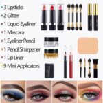 MISS ROSE M 58 Color Professional Makeup Kit for Women Full Kit, Include Eyeshadow Facial Blusher Eyebrow Powder Face Concealer Powder Eyeliner Pencil and a Mirror(331N) - Image 4