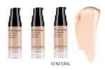 3 Pack Pro Full Cover Liquid Concealer, Waterproof Smooth Matte Flawless Finish Creamy Concealer Foundation for Eye Dark Circles Spot Face Concealer Makeup, Size:3×6ml/0.20Fl Oz, Natural - Image 3