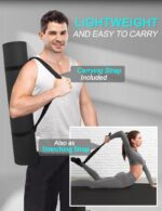 Extra Long & Wide Thick Yoga Mat for Tall Men & Women, 84'' x 32'' x 7mm Oversized Yoga Mat Double-Sided Non Slip, Pro TPE Yoga Mats with Strap - Image 6