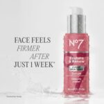 No7 Restore & Renew Multi-Action Face & Neck Serum - Anti Aging Serum for Deep Wrinkle Repair - Collagen Infused Skincare with a Hydrating Blend of Hibiscus Peptides & Hyaluronic Acid (1 fl oz) - Image 4