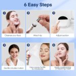 TopDirect Mini Microdermabrasion Machine, Portable Diamond Dermabrasion Device with Adjustable Suction, for Blackhead Removal, Exfoliation, Glowing & Smooth Skin Care at Home - Image 5