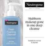 Neutrogena Fresh Foaming Facial Cleanser, All-In-One Makeup Remover Face Wash for Nor-mal to Oily Skin Deeply Cleanses & Removes Waterproof Makeup, Soap-Free, Non-Comedogenic, 8.5 fl. oz - Image 3