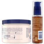 Vaseline Illuminate Me Body Butter & Oil - Shimmering Body Bronzer, Hydrating Whipped Organic Shea Butter with 24-Hour Moisture for Melanin-Rich Skin, Radiant Glow Oil (2 Piece Set) - Image 3