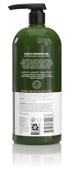 Avalon Organics Bath & Shower Gel, Revitalizing Lavender, 32 Oz - Image 3